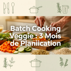 Batch Cooking Veggie : 3 Mois de Planification