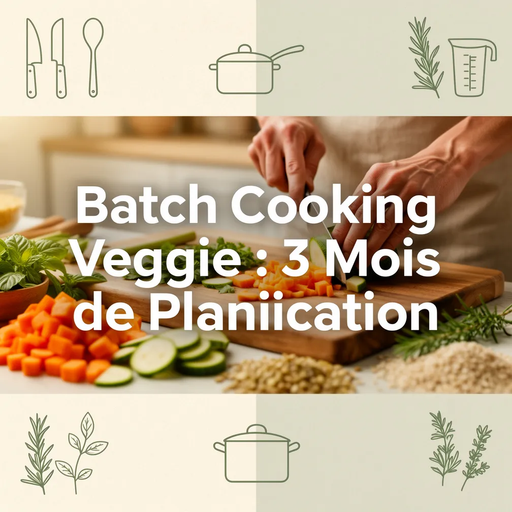 Batch Cooking Veggie : 3 Mois de Planification