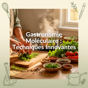 Gastronomie Moléculaire : Techniques Innovantes