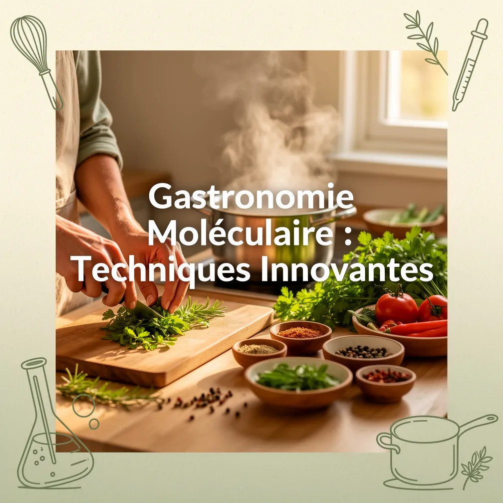 Gastronomie Moléculaire : Techniques Innovantes