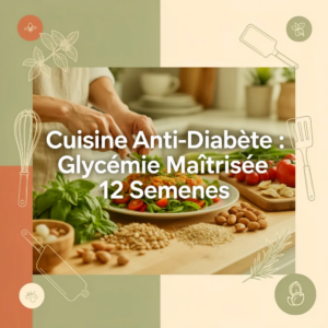 Cuisine Anti-Diabète : Glycémie Maîtrisée 12 Semaines
