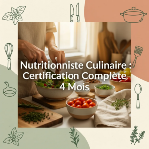 Nutritionniste Culinaire : Certification Complète 4 Mois