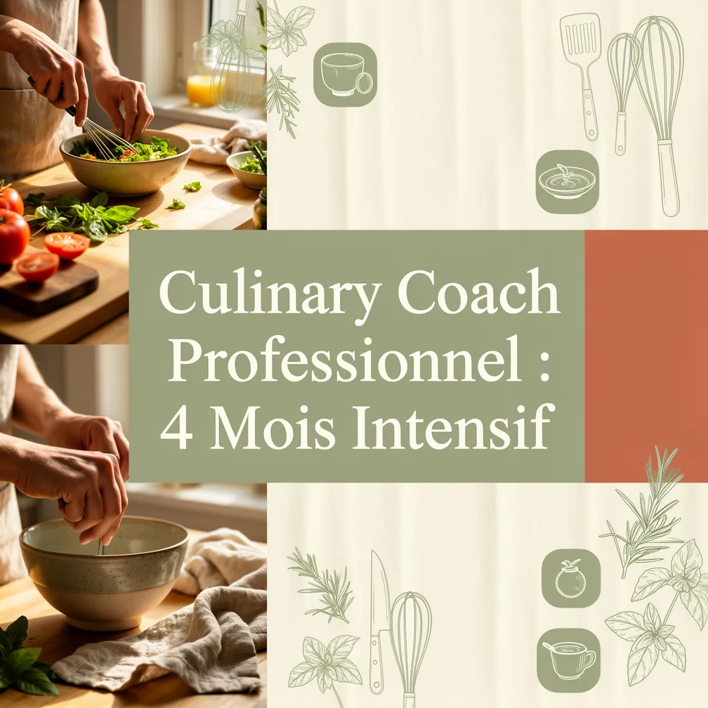 Culinary Coach Professionnel : 4 Mois Intensif