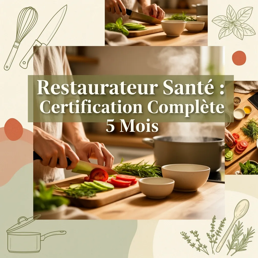 Restaurateur Santé : Certification Complète 5 Mois