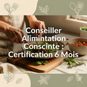 Conseiller Alimentation Consciente : Certification 6 Mois