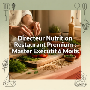Directeur Nutrition Restaurant Premium : Master Exécutif 6 Mois