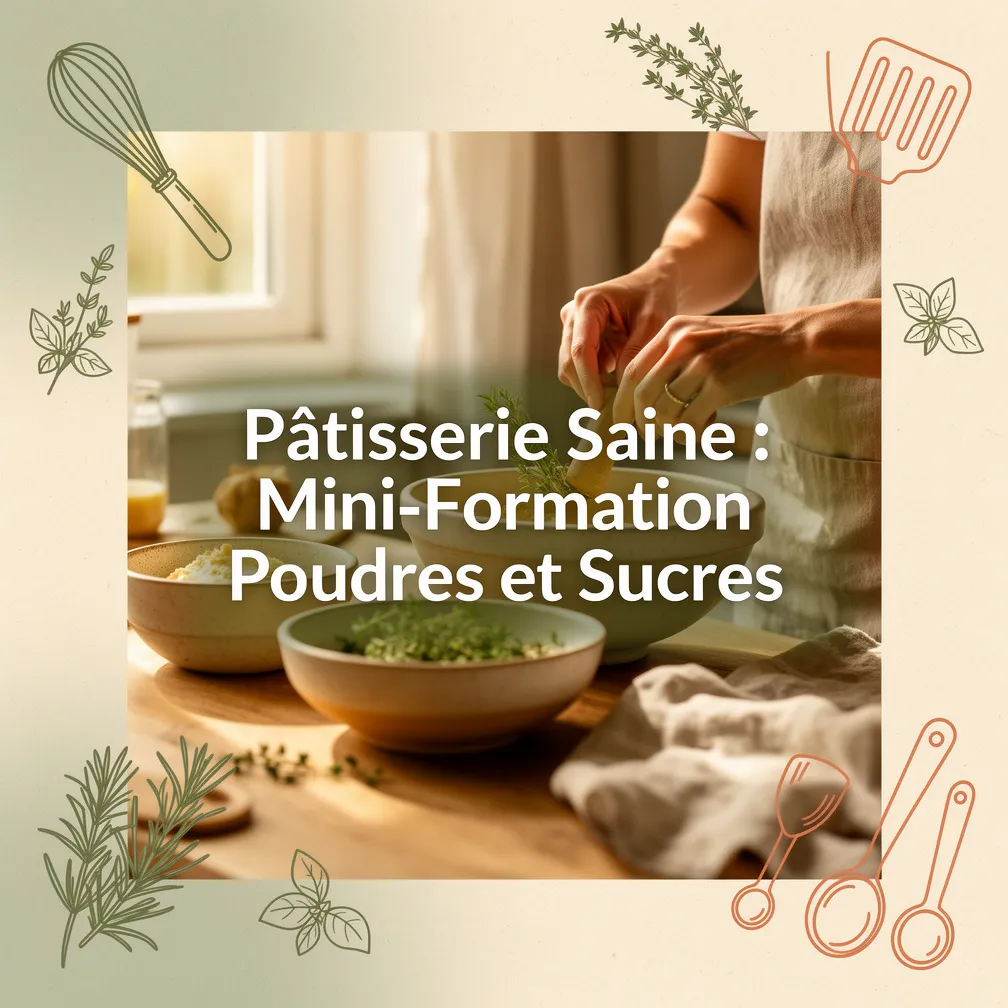 Pâtisserie Saine : Mini-Formation Poudres et Sucres